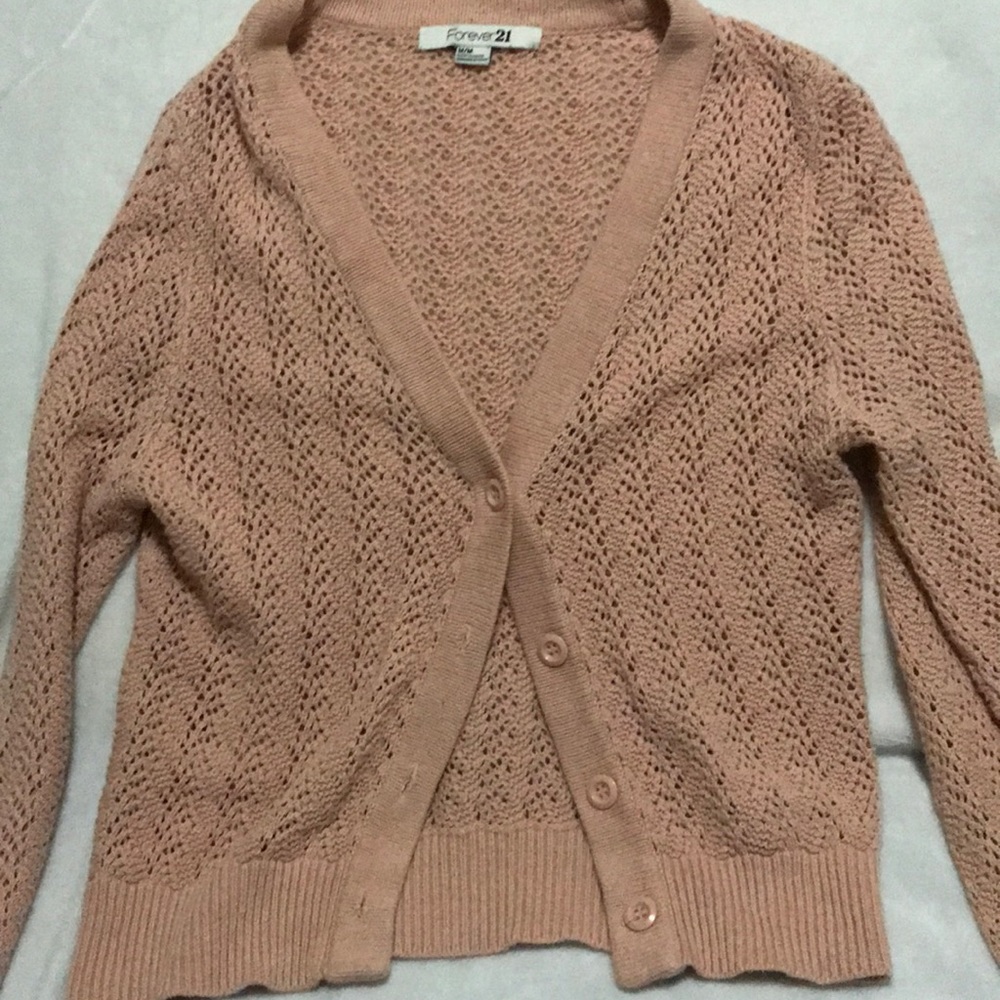 Beautiful coral cardigan
